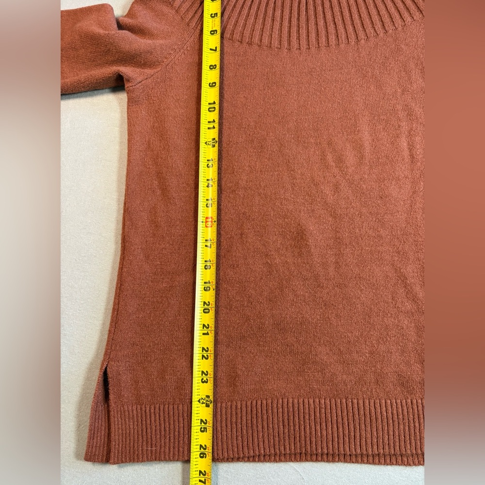 Anthropologie Women Cedar Knit Welford Tunic Mock Neck Sweater Size Large - Picture 5 of 9